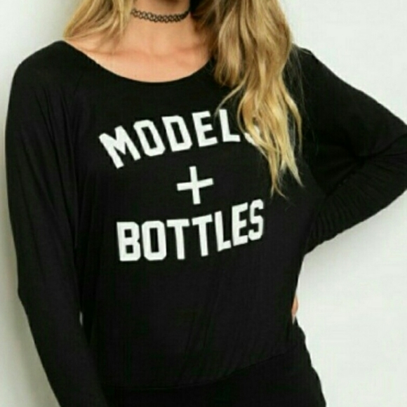 Tops - MODELS & BOTTLES SHIRT